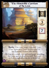 The Honorable Garrison of the Lion